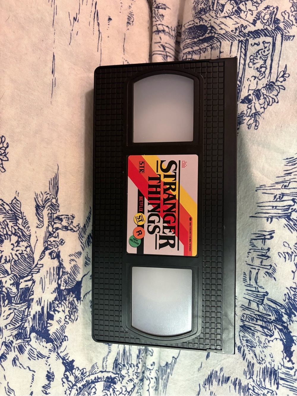 stranger things vhs light